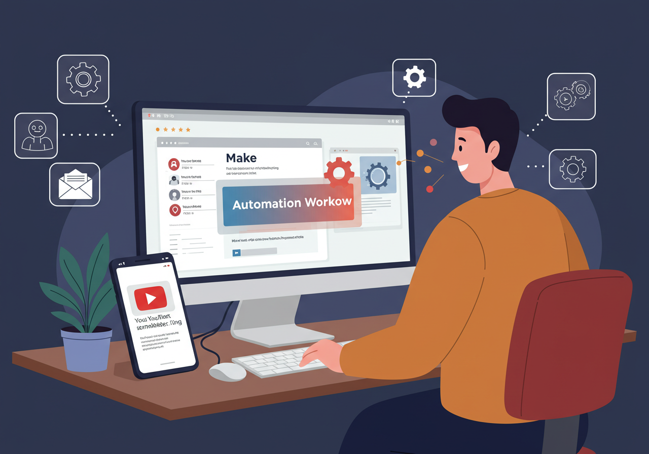 유튜브 요약, Make 자동화로 5분 만에 끝내는 방법