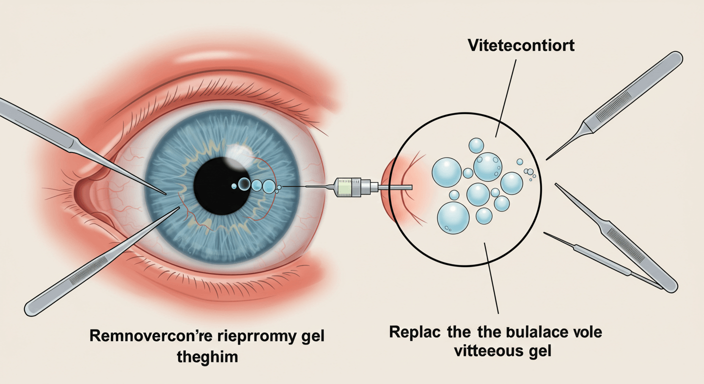 유리체절제술(Vitrectomy): 고난도 박리 수술의 표준