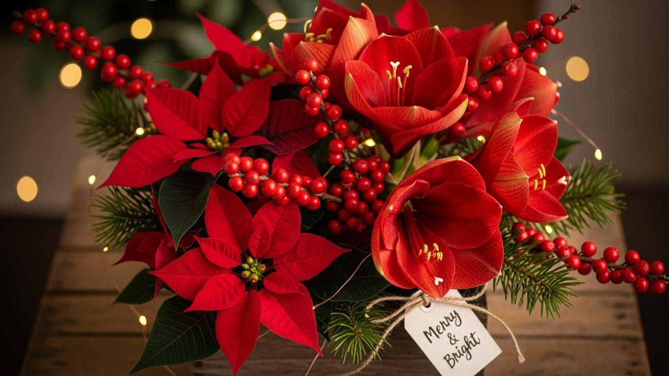 크리스마스 빨간꽃