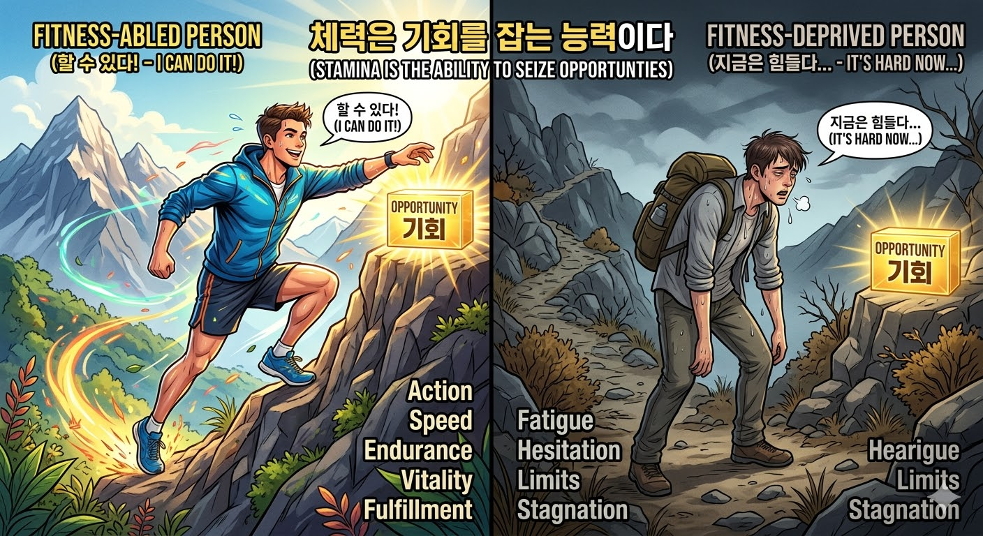 체력은 &lsquo;기회를 잡는 능력&rsquo;이다