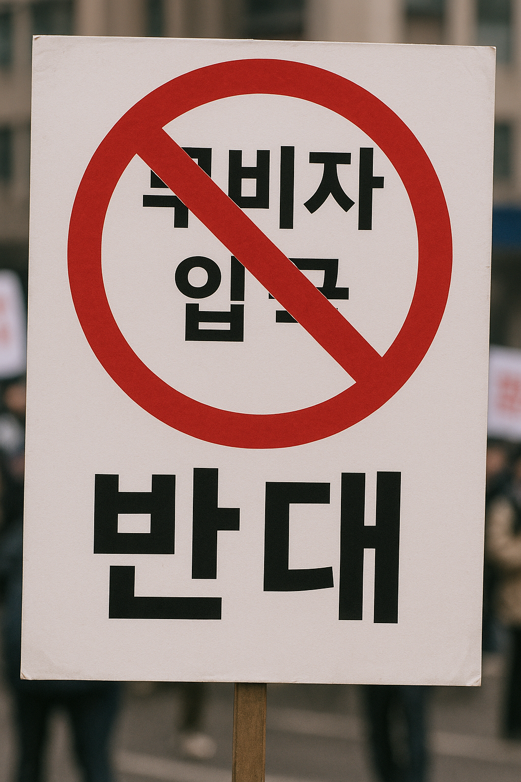 중국인 무비자 입국반대에 대한 내용