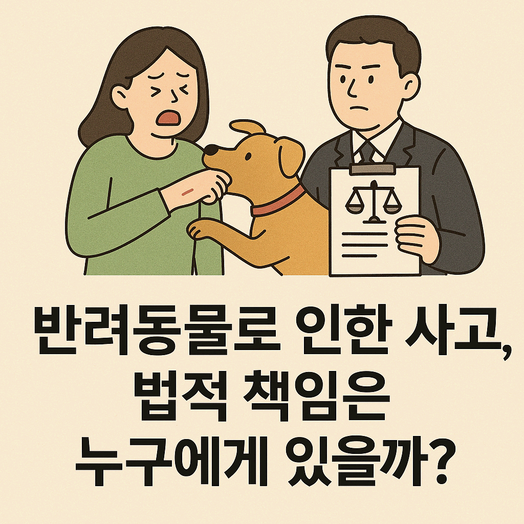 반려동물로 인한 사고, 법적 책임은 누구에게 있을까?