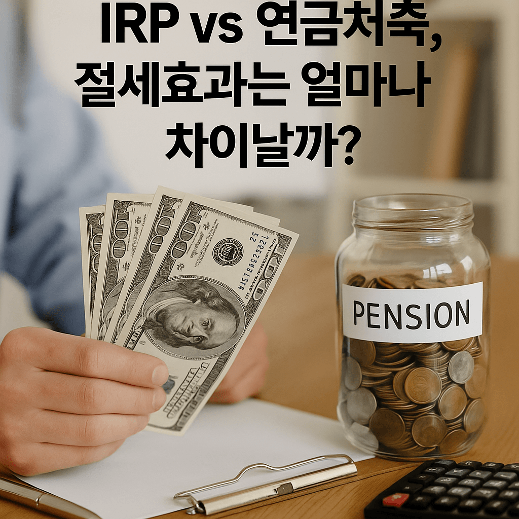 IRP vs 연금저축, 절세효과