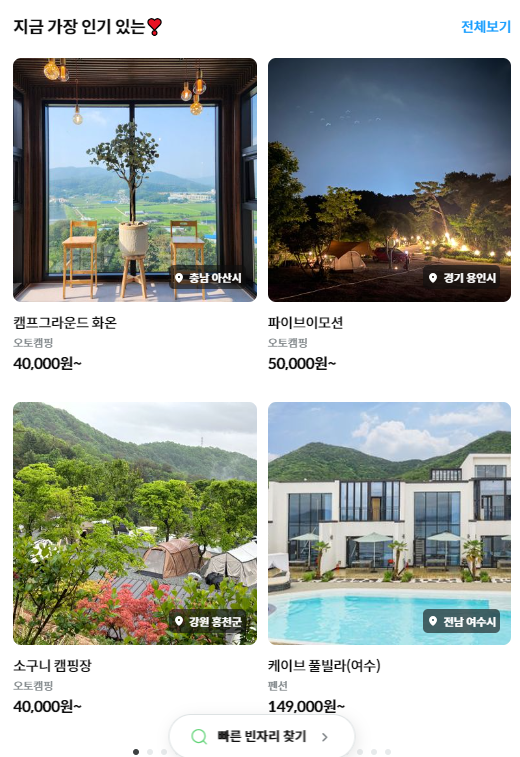 캠핑 예약 사이트 추천 (캠핏 vs 땡큐캠핑)