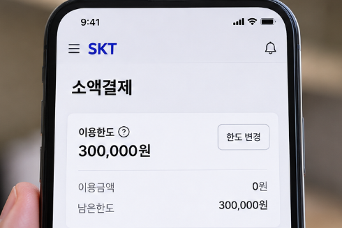 소액결제 신규개통 후 바로 안 된다면?