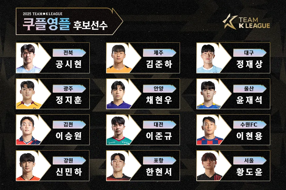 2025 쿠팡플레이 영플레이어 쿠플영플 팬투표 &ndash; 제2의 양민혁 탄생할까? 팀 K리그 vs 뉴캐슬 경기 일정&middot;티켓 안내
