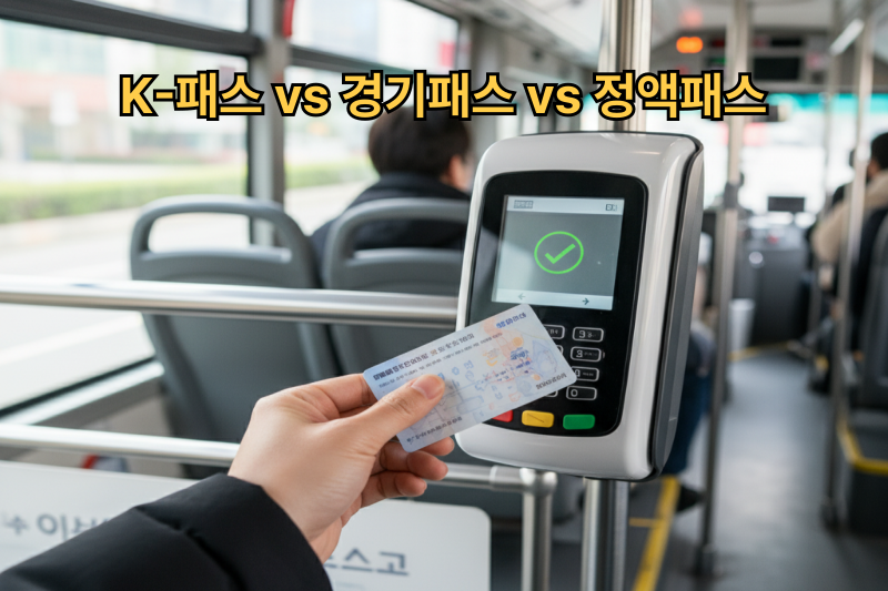 K-패스, 경기패스, 정액패스 비교 가이드