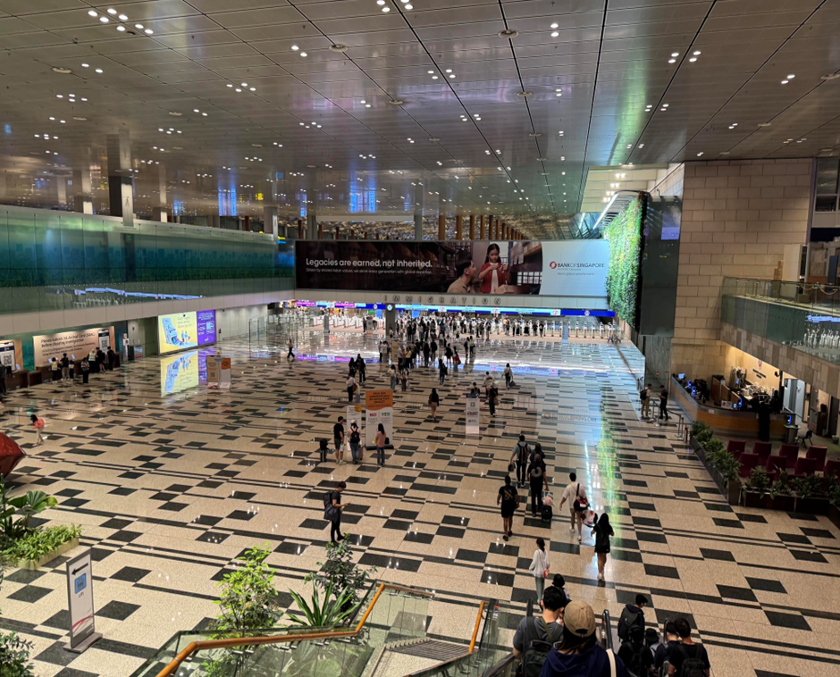 1분 만에 입국가능한 싱가포르의 창이공항