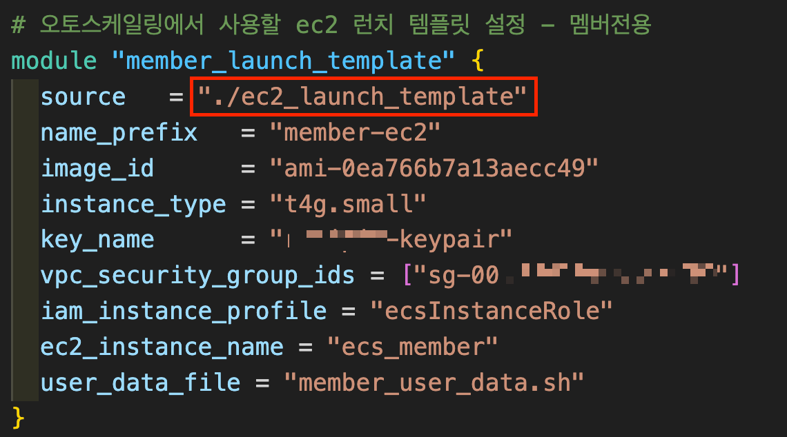 main.tf에서 ec2 런치 템플릿 사용하기