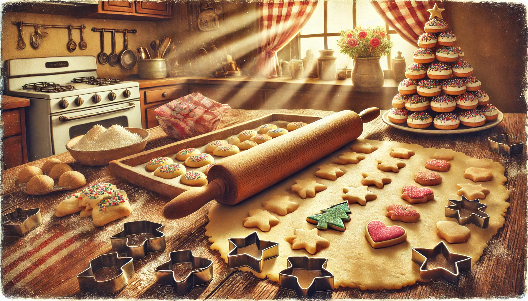 달콤한 전통 슈거 쿠키