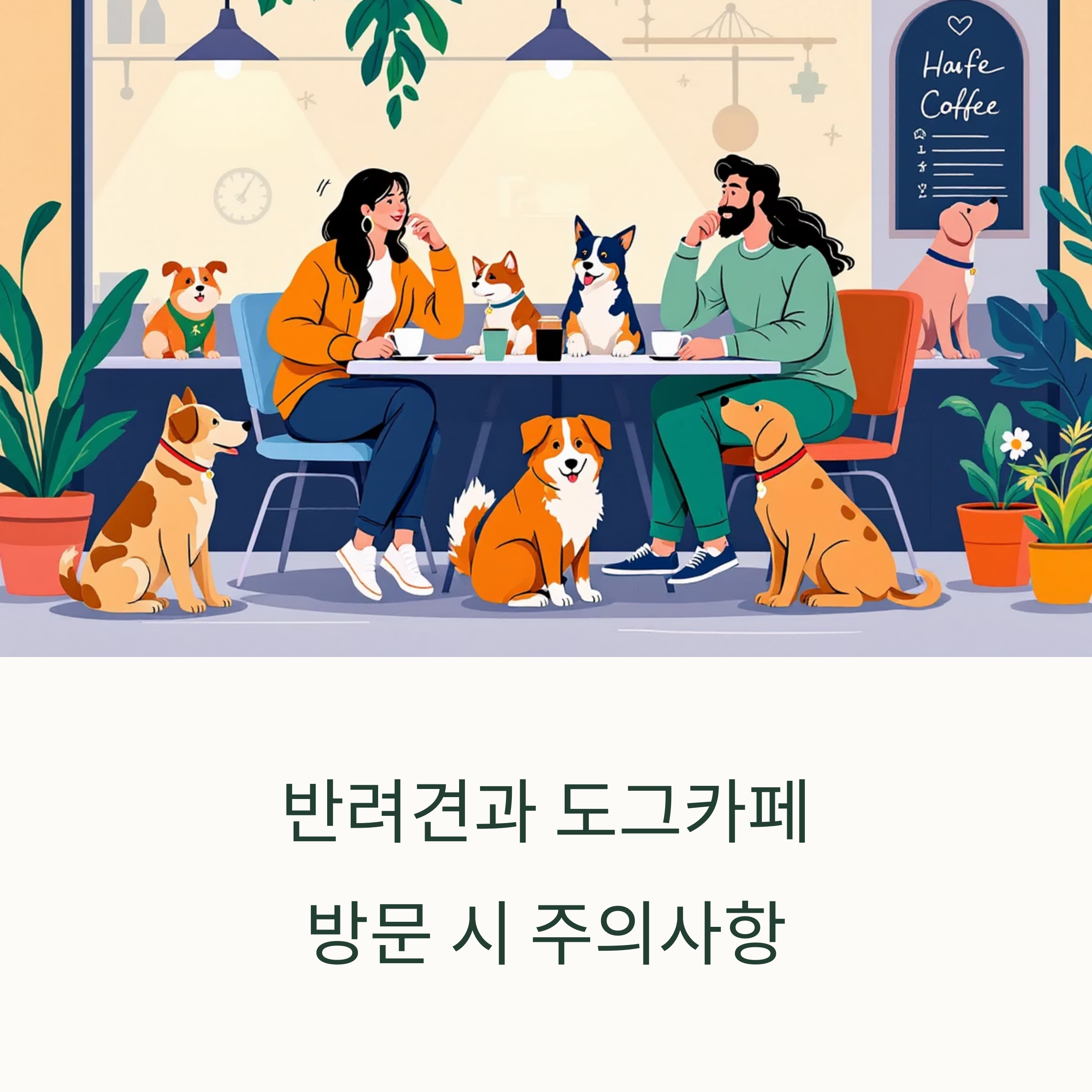 반려견과 도그카페 방문 시 주의사항
