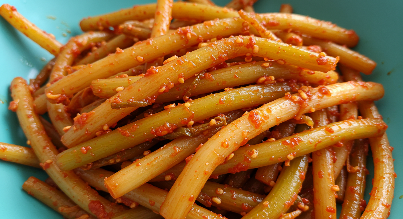 고구마줄기 김치 효능 3가지: 뼈 건강과 쾌변 비결