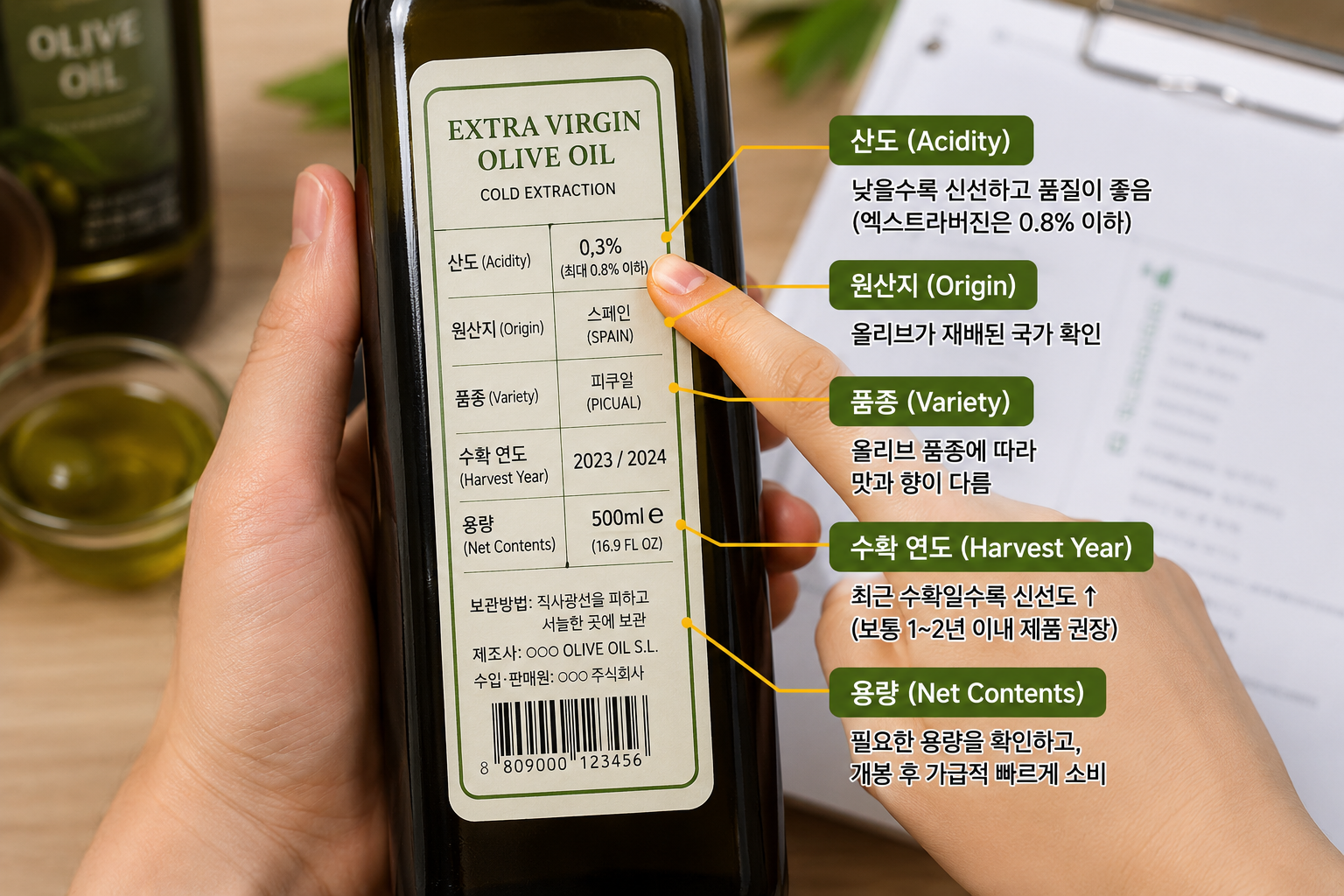 엑스트라버진 올리브오일 고르는 법|산도보다 먼저 체크 해야하는 5가지