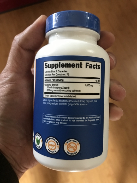 뉴트리코스트 과라나 카페인