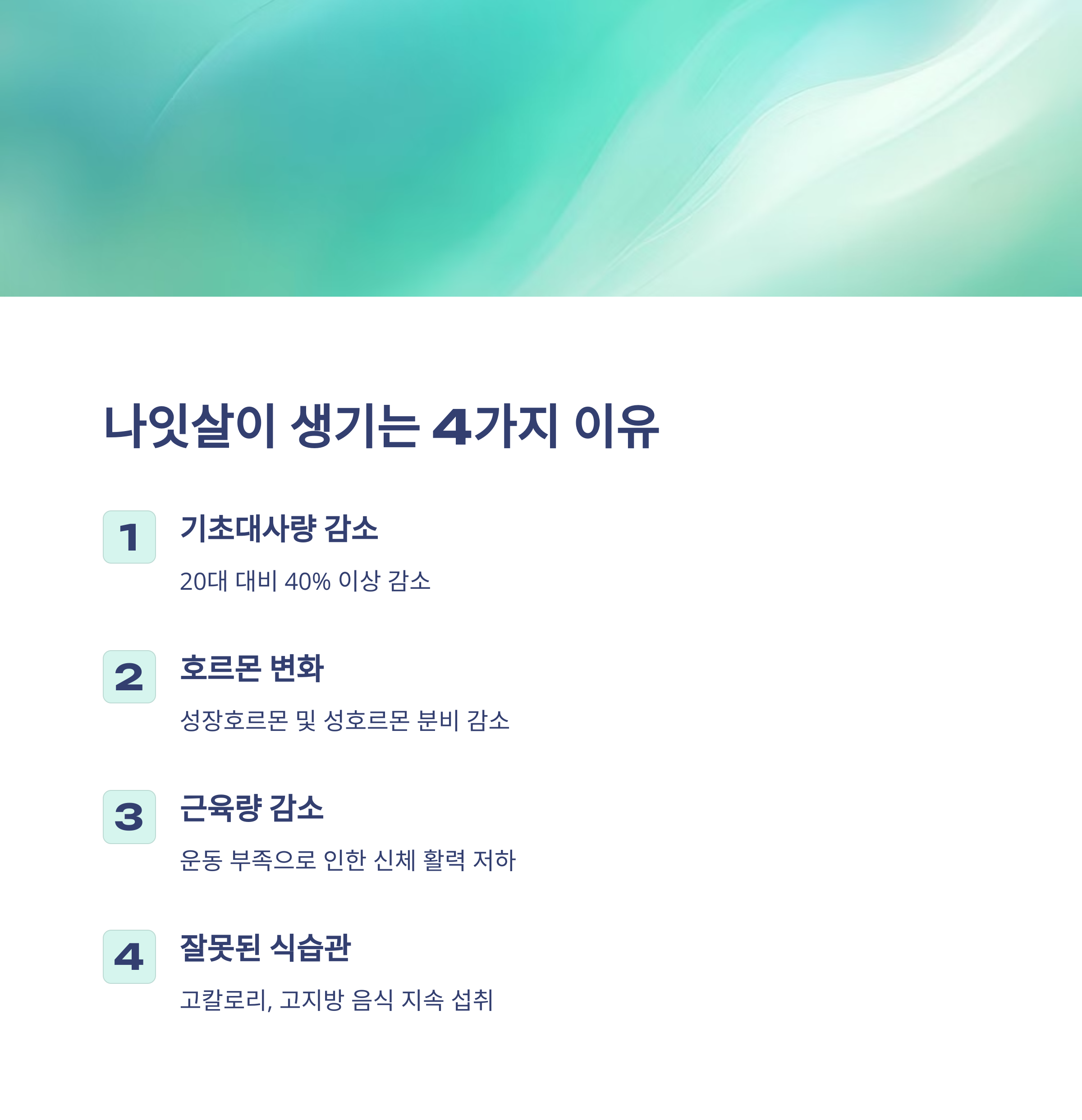 다이어트 체형 관리 방법