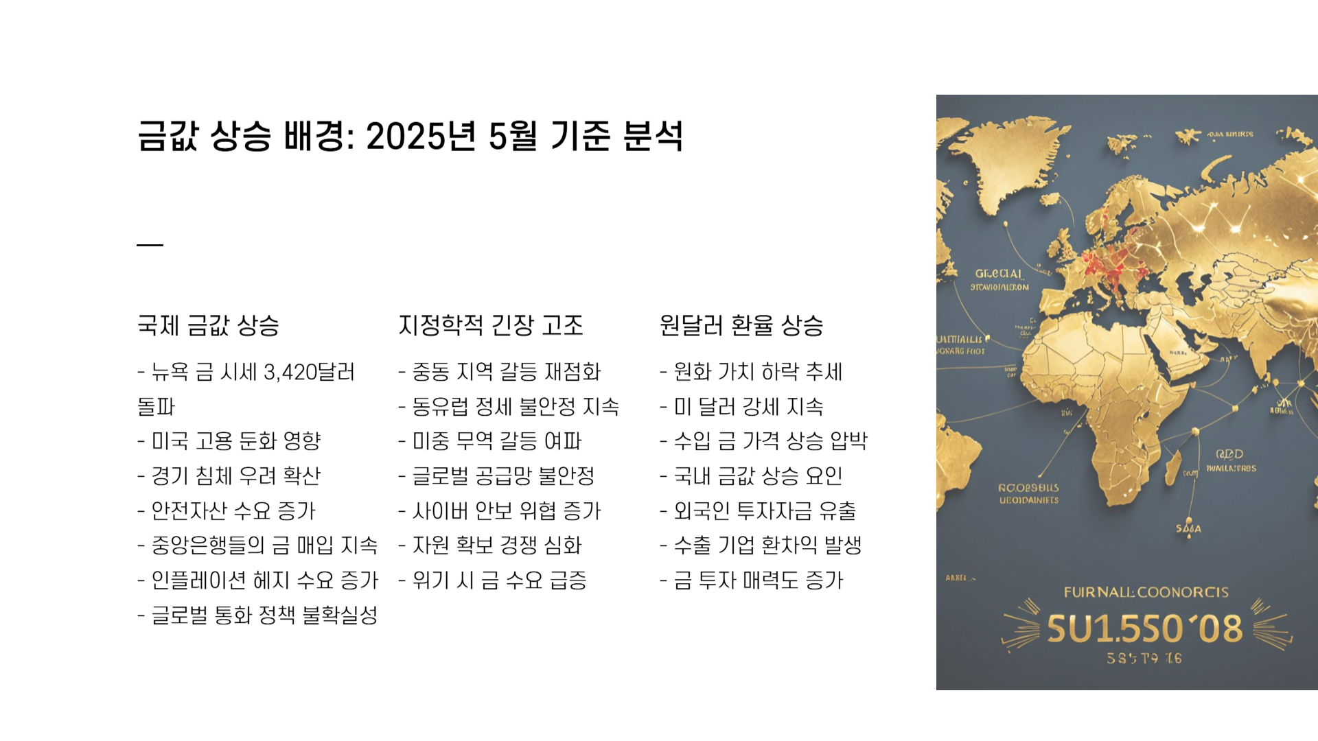 오늘의 금값시세