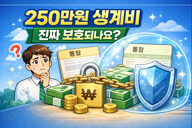 250만원 생계비 보호 계좌