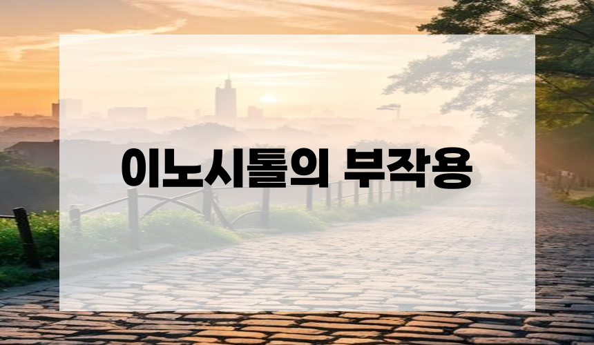 이노시톨의 부작용