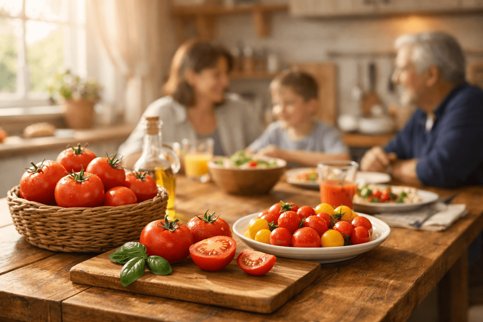 가족 건강식 토마토 효능 (종류, 라이코펜)