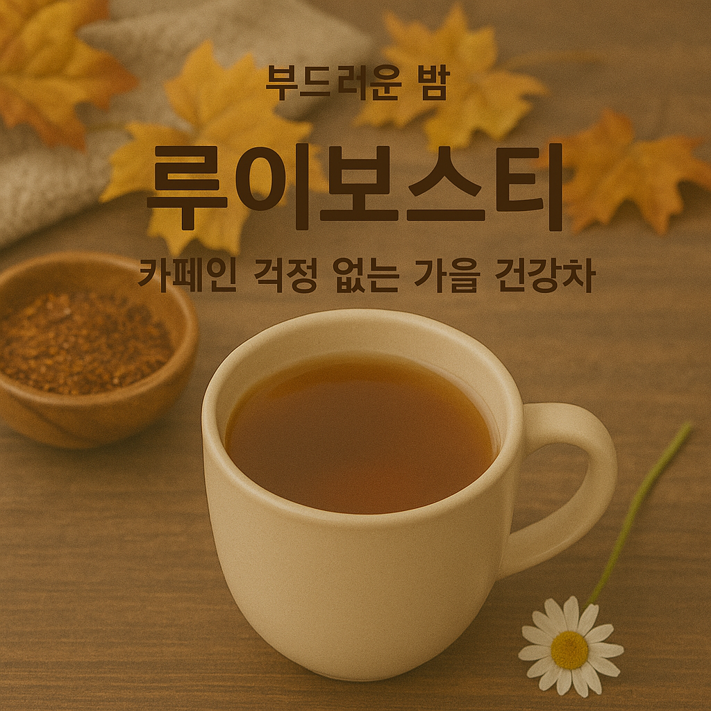루이보스티 – 카페인 걱정 없는 가을 건강차