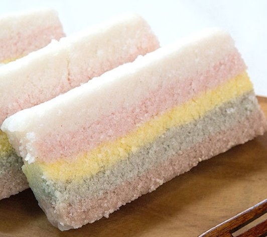 한국의 떡 종류 무지개떡