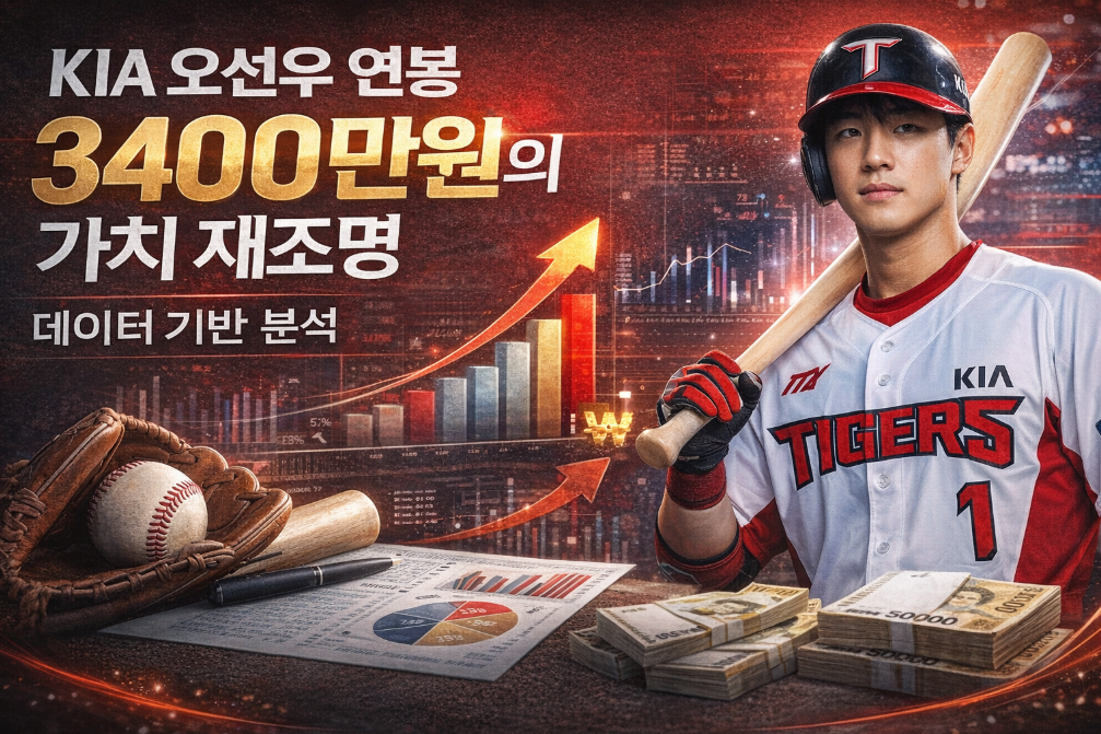KIA 오선우 3400만원 연봉, 과연 합당한가?