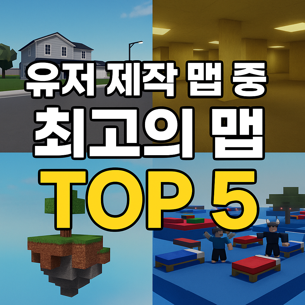 유저 제작 맵 중 최고의 맵 TOP 5