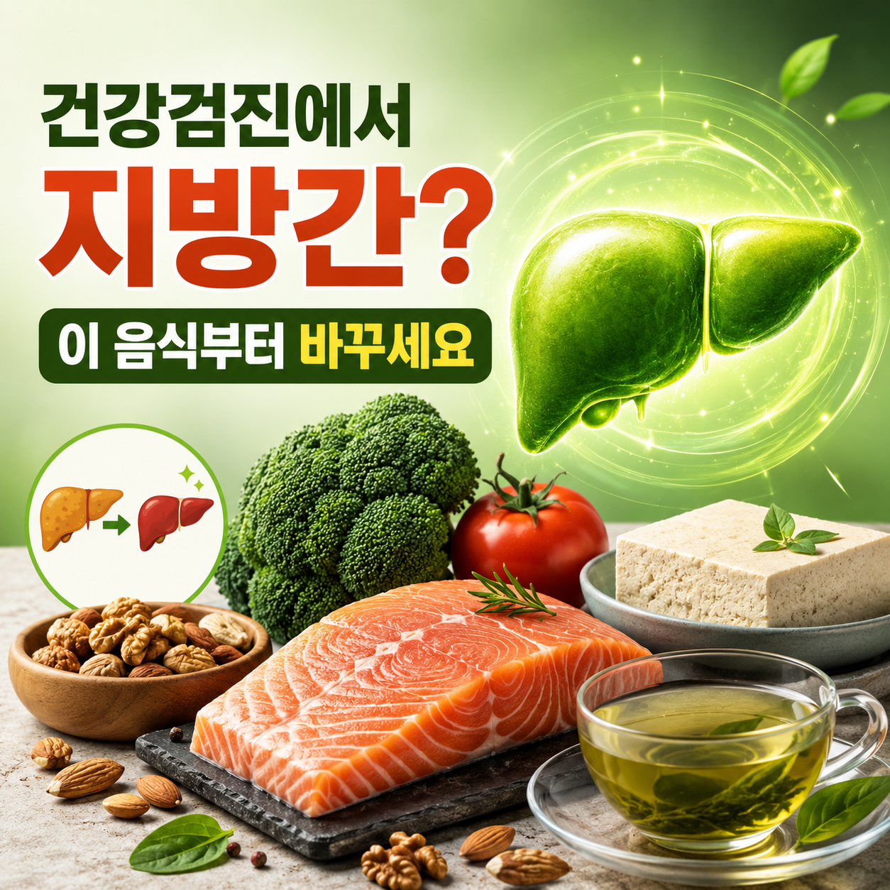 alt="지방간에 좋은 음식과 나쁜 음식"