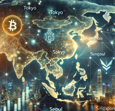 아시아 금융시장 관련 이미지