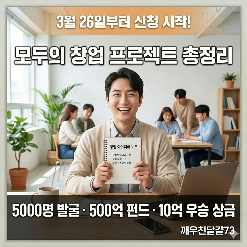 2026년 모두의 창업 프로젝트 총정리 &mdash; 5000명 창업가 발굴&middot;500억 펀드&middot;3월 26일 신청 시작!