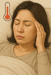 머리가 찌릿찌릿 아파요