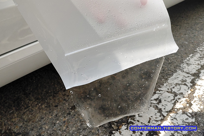 PPF 필름 보호지 제거 퐁퐁물