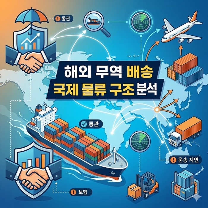 해외 무역 거래에서 배송 리스크는 어떻게 발생하며 어떻게 관리될까요? 국제 물류 구조 분석