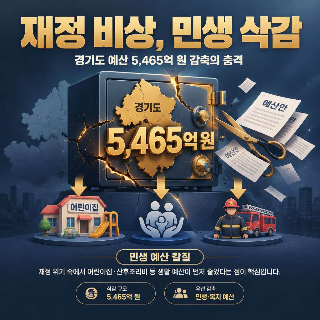 재정 비상, 민생 삭감
