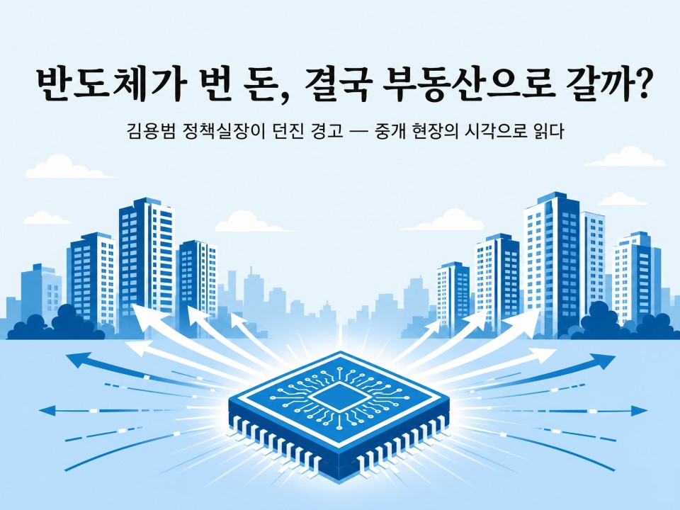 반도체가 번 돈, 결국 부동산으로 갈까1