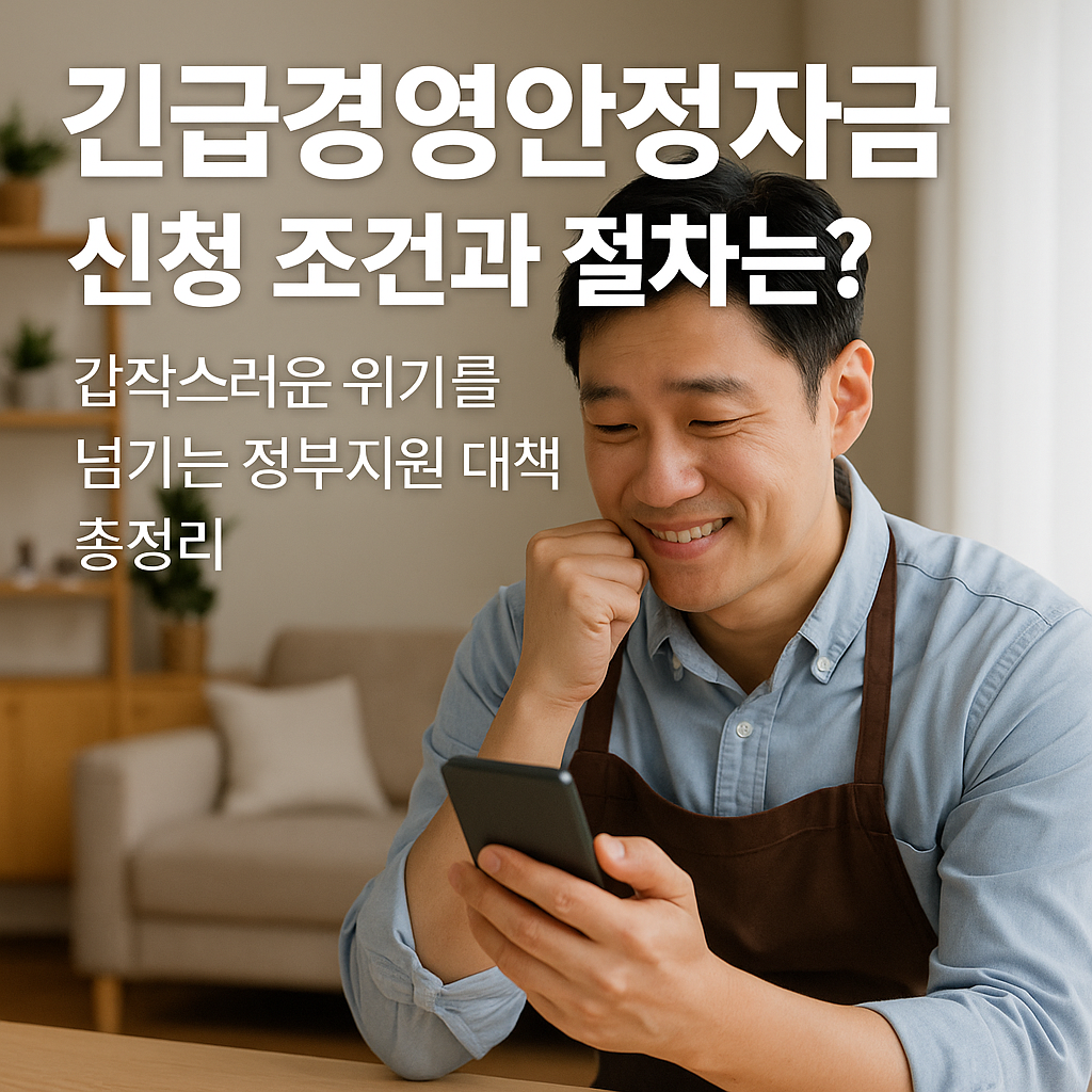 긴급경영안정자금 신청조건 총정리