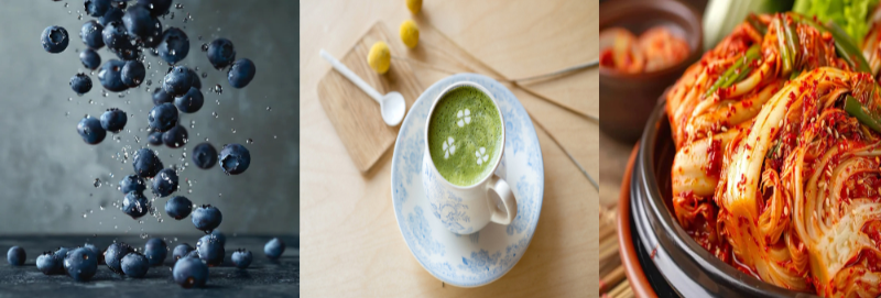 슈퍼푸드 블루베리 녹차 김치