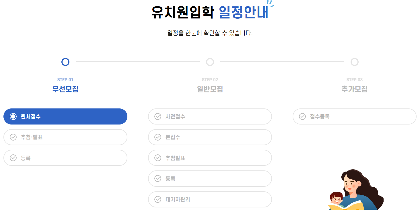 처음학교로 우선모집 원서접수