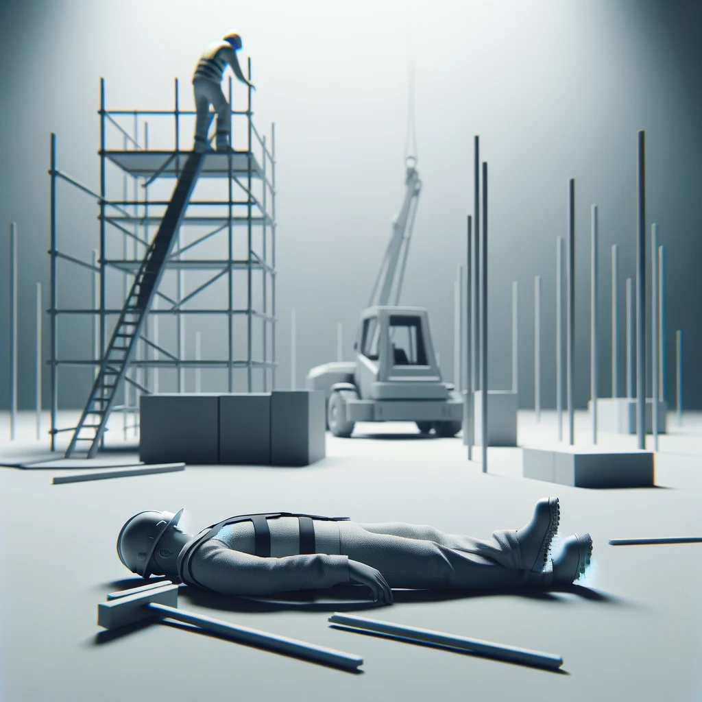 문경 점촌동 공사장 인부 추락 사망 심정지