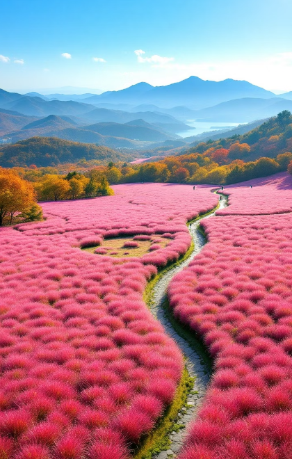 제주 핑크뮬리 축제, 가을 감성 느낌 100%