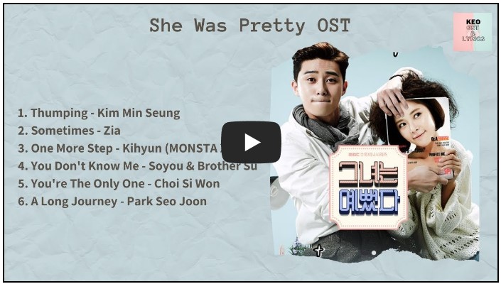 드라마 &#39;그녀는 예뻤다&#39; OST 노래 모음