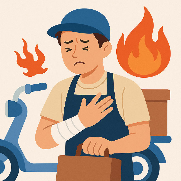 알바 산재 처리 기준, 알바 다쳤을 때, 실수 손해배상 책임