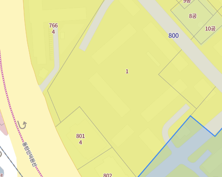 정부24 지적도 등본 무료 발급 방법 : 지적도 등본 예시