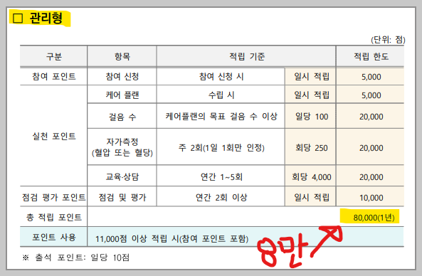 건강지원금 관리형