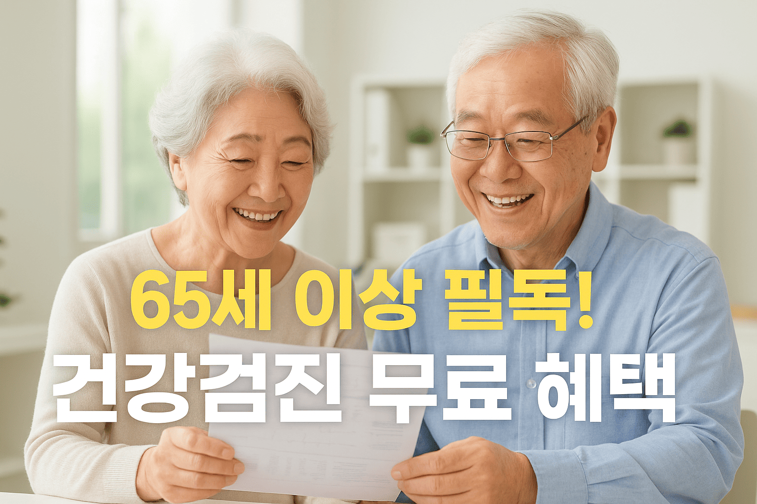 65세 이상 국가 건강검진 혜택