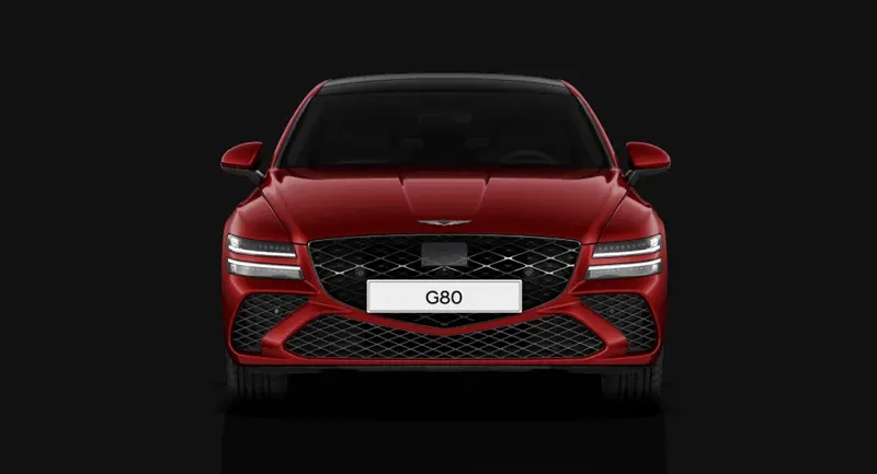 제네시스 G80 페이스 리프트 전면