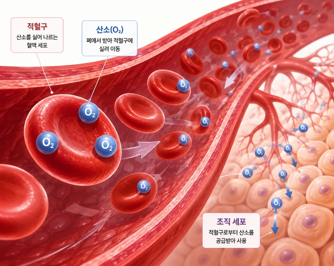 적혈구 역할 하는일