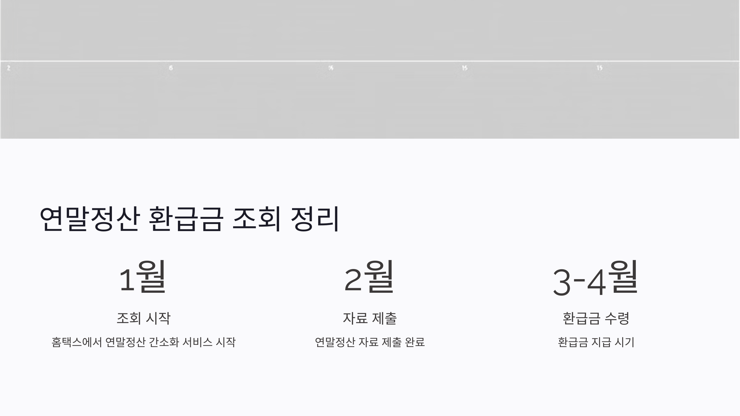 연말정산 환급금 조회