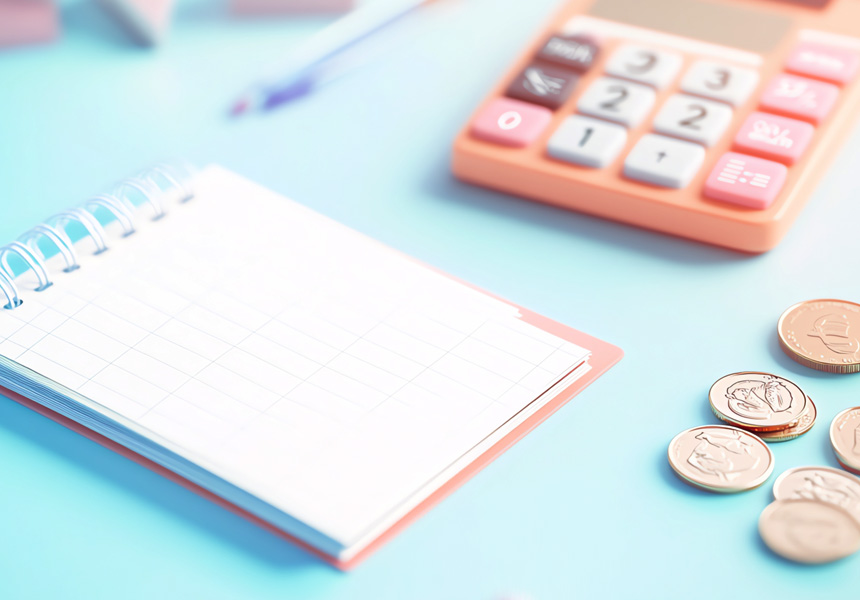 지출을 계산하고 현금흐름을 관리하는 재테크 이미지