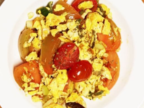 토마토 달걀볶음 요리 만들기